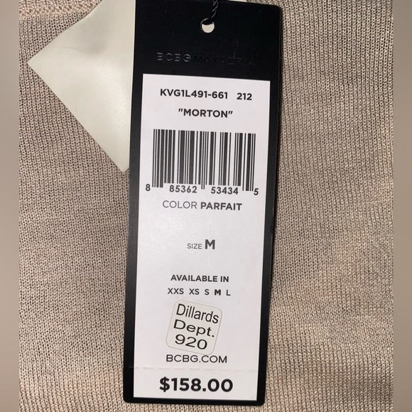 Gorgeous BRAND NEW BCBG Maxazria Sheer Crochet Sweater size Medium - Picture 4 of 5